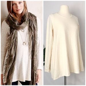 Anthropologie Puella Swing Long Sleeve Tunic Top S